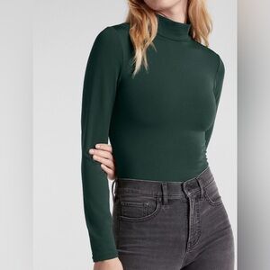 NEW* EXPRESS Dark Green Long Sleeve Bodysuit